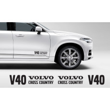 Aufkleber passend für Volvo V40 Cross Country Aufkleber 400mm