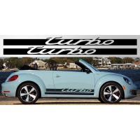 Decal to fit Volkswagen Beetle / Golf Turbo Decal Pair