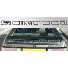 Decal to fit Volkswagen Scirocco MK2 Rear Window Vinyl Decal