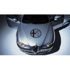 Aufkleber passend für Alfa Romeo Aufkleber Haubenaufkleber 58 cm