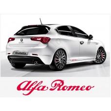 Aufkleber passend für Alfa Romeo Aufkleber Seitenaufkleber Satz 30 cm