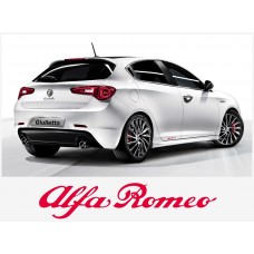 Aufkleber passend für Alfa Romeo Aufkleber Seitenaufkleber Satz 20 cm