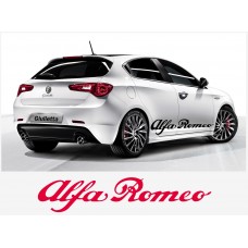 Aufkleber passend für Alfa Romeo Aufkleber Seitenaufkleber Satz 150 cm