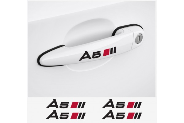 Decal to fit Audi A5 maniglia decal 4 pcs.