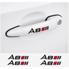 Decal to fit Audi A8 maniglia decal 4 pcs.