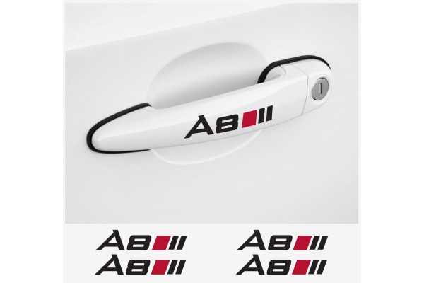 Decal to fit Audi A8 maniglia decal 4 pcs.