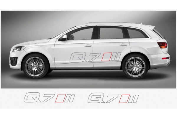 Decal to fit Audi Q7 side decal 2 pcs. 120 cm