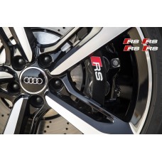 Aufkleber passend für Audi RS Bremssattel Spiegel Fenster Aufkleber