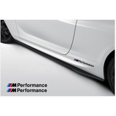 Aufkleber passend für BMW M Performance Seitenaufkleber Aufkleber 250mm 2 Stück Satz