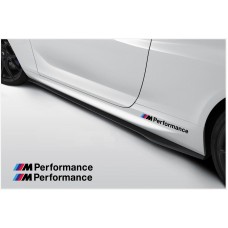 Aufkleber passend für BMW M Performance Seitenaufkleber Aufkleber 300mm 2 Stück Satz