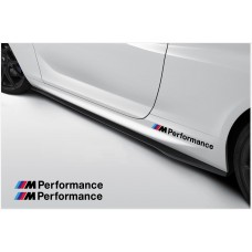 Aufkleber passend für BMW M Performance Seitenaufkleber Aufkleber 350mm 2 Stück Satz
