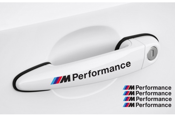 Decal to fit BMW M Performance Door handle decal set 4pcs, 120mm