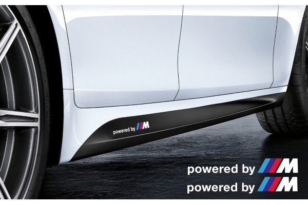 Decal to fit BMW Powered by M Decal side decal 200mm - no background!