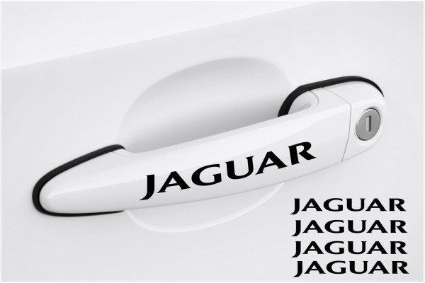 Decal to fit Jaguar Door handle decal 4pcs, set 120mm