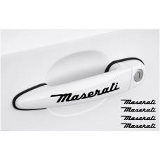 Decal to fit Maserati Speed Door handle decal set 4pcs, 120mm