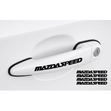 Decal to fit Mazda Speed Door handle decal set 4pcs, 120mm