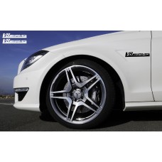 Aufkleber passend für Mercedes AMG V6 Seitenaufkleber 200mm