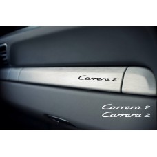 Decal to fit Porsche Carrera 2 Dashboard Decal 4pcs, set 50mm