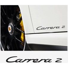 Aufkleber passend für Porsche Carrera 2 Seitenaufkleber Aufkleber 22cm 2Stk. Satz