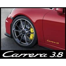 Aufkleber passend für Porsche Carrera 3.8 Seitenaufkleber Aufkleber 20cm 2Stk. Satz