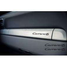 Aufkleber passend für Porsche Carrera 4S Armaturaufkleber Aufkleber 4Stk, Satz 50mm