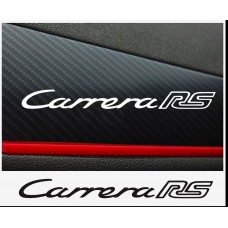 Decal to fit Porsche Carrera RS dashboarddecal 2 pcs. set