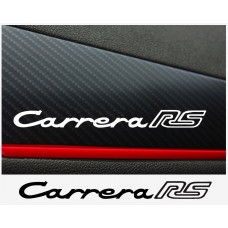 Decal to fit Porsche Carrera RS dashboarddecal 2 pcs. set