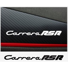 Aufkleber passend für Porsche Carrera RSR Armaturaufkleber Aufkleber 2 Stk. Satz 11cm