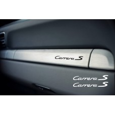 Decal to fit Porsche Carrera S Dashboard Decal 4pcs, set 50mm