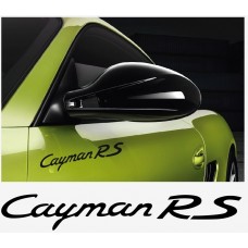 Aufkleber passend für Porsche Cayman RS Seitenaufkleber Aufkleber 27cm 2Stk. Satz