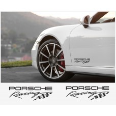 Aufkleber passend für Porsche Racing Seitenaufkleber Aufkleber 30cm 2Stk. Satz