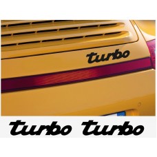 Aufkleber passend für Porsche Turbo 1977 Heckaufkleber Aufkleber 220mm