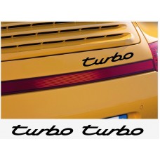 Decal to fit Porsche Turbo 1992 tail decal 220mm