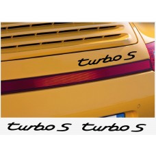 Aufkleber passend für Porsche Turbo S 1992 Heckaufkleber Aufkleber 220mm