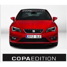 Decal to fit SEAT Copa Edition windscreen sun stripe decal 950 mm