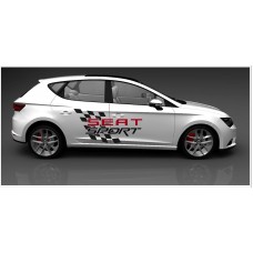 Decal to fit Seat Sport side decal set 110cm