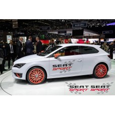 Aufkleber passend für Seat Sport Seitenaufkleber Satz 2Stk, 1000mm