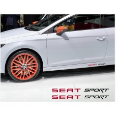 Aufkleber passend für Seat Sport Seitenaufkleber Satz 2Stk, 200mm