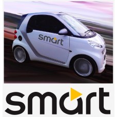 Decal to fit Smart Logo side decal 2 pcs. set 70cm