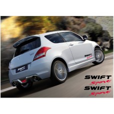 Aufkleber passend für Suzuki Swift Sport Seitenaufkleber Aufkleber Satz 30cm 2Stk.