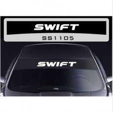 Aufkleber passend für Suzuki Swift Frontscheiben Sonnenblendstreifen Aufkleber