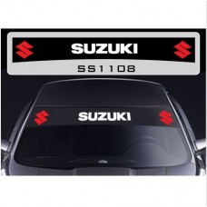 Aufkleber passend für Suzuki Frontscheiben Sonnenblendstreifen Aufkleber