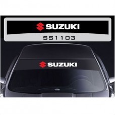 Aufkleber passend für Suzuki Frontscheiben Sonnenblendstreifen Aufkleber