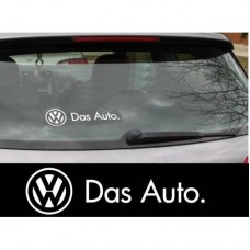 Aufkleber passend für VW Das Auto Heckaufkleber Seitenaufkleber Aufkleber x2 Polo Golf Passat Lupo