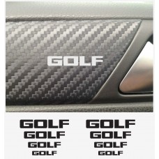Aufkleber passend für VW Golf Armaturaufkleber 8Stk. Satz