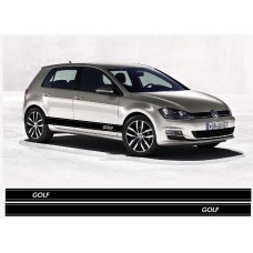 Decal to fit VW Golf side decal Racing Stripes decal set