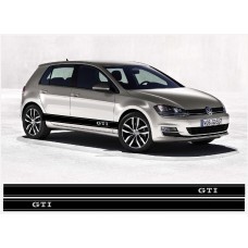 Aufkleber passend für VW GTI Seitenaufkleber Racing Stripes Aufkleber Satz Golf Passat Lupo Polo Jetta