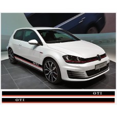 Aufkleber passend für VW GTI Seitenaufkleber Racing Stripes Aufkleber Satz