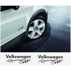 Aufkleber passend für VW Racing Seitenaufkleber 15cm 2Stk. Satz
