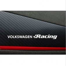 Aufkleber passend für VW Volkswagen Racing Aufkleber 2 Stk. 130mm